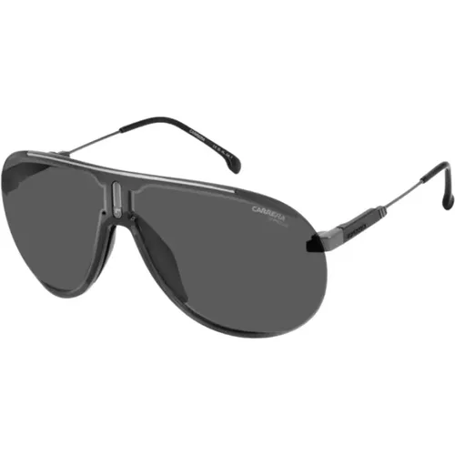 Rimless Mask Superchampion Sunglasses /Dark Ruthenium , unisex, Sizes: ONE SIZE - Carrera - Modalova