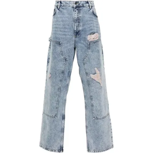 Gerades Jeans , Herren, Größe: L - Moschino - Modalova