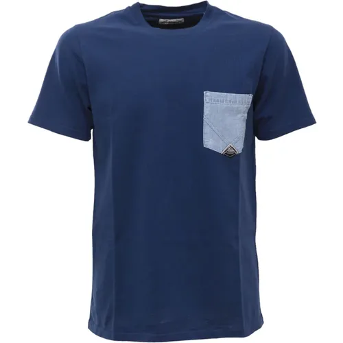 Pocket T-Shirt IN Jersey P23Rru172Cd55Xxxx - ROY Rogers , male, Sizes: XL - Roy Roger's - Modalova