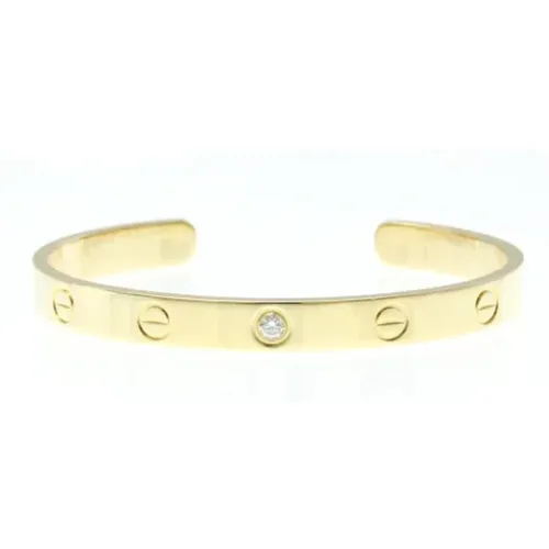 Pre-owned Gold bracelets , female, Sizes: ONE SIZE - Cartier Vintage - Modalova