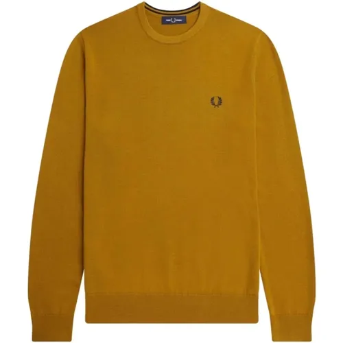 Classic Crew Neck Jumper , male, Sizes: XL, XS, S, L - Fred Perry - Modalova