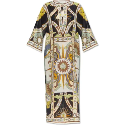 Linen dress , female, Sizes: S - TORY BURCH - Modalova