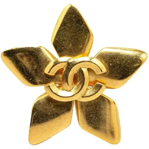 Pre-owned Metal brooches , female, Sizes: ONE SIZE - Chanel Vintage - Modalova