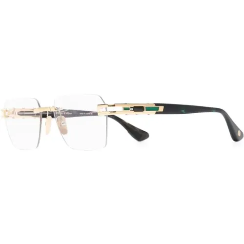 Gold Optical Frame for Everyday Use , male, Sizes: 56 MM - Dita - Modalova