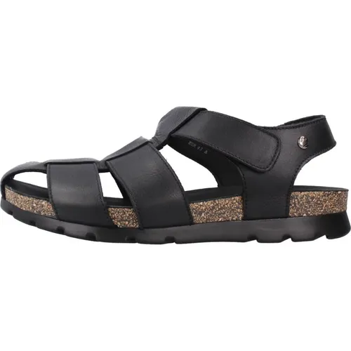 Klettverschluss Flache Sandalen für Männer , Herren, Größe: 44 EU - Panama Jack - Modalova