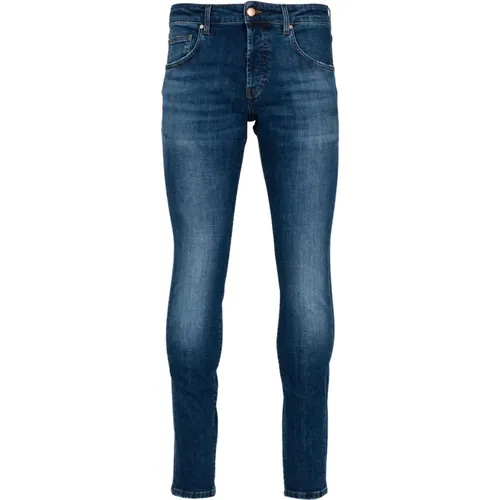 Slim Fit Denim Jeans , Herren, Größe: W34 - Don The Fuller - Modalova