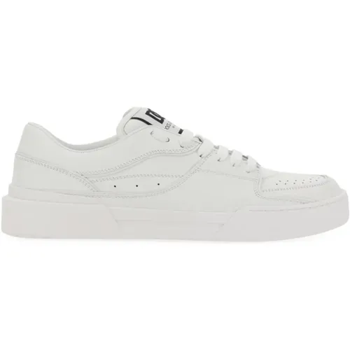 Rome Leather Sneakers Women Rubber Sole , female, Sizes: 6 UK - Dolce & Gabbana - Modalova