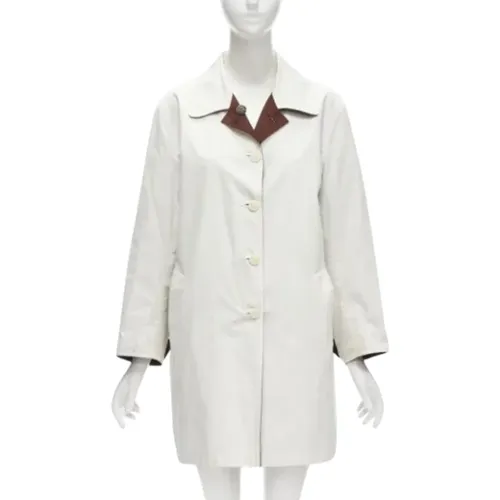 Pre-owned Cotton outerwear , female, Sizes: 3XL - Hermès Vintage - Modalova