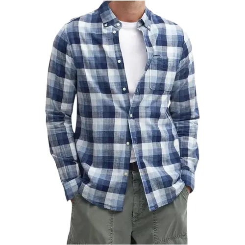 Checkered Tailored Shirt , male, Sizes: XL - Barbour - Modalova