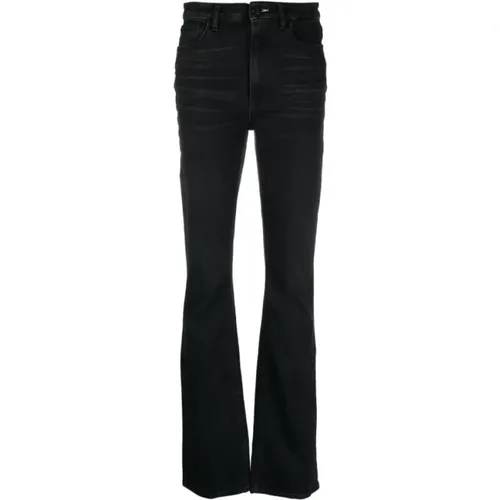 Washed Denim Flared Jeans , female, Sizes: W28 - 3X1 - Modalova