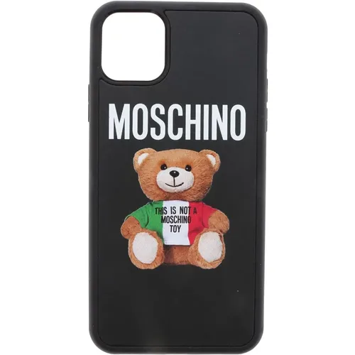 Italia Teddy iPhone 11 Pro , unisex, Sizes: ONE SIZE - Moschino - Modalova