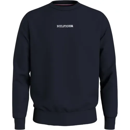 Monotype Sweatshirt , Herren, Größe: M - Tommy Hilfiger - Modalova