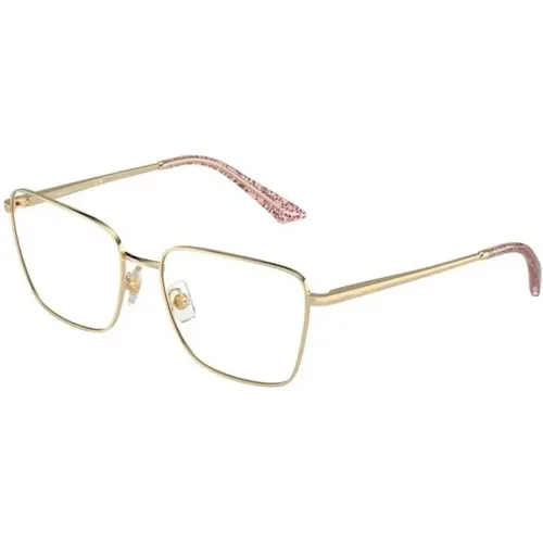 Gold Frame Glasses , unisex, Sizes: 55 MM - Jimmy Choo - Modalova