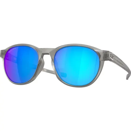 Reedmace Sunglasses - Matter Grey Ink/Prizm Sapphire , male, Sizes: 54 MM - Oakley - Modalova