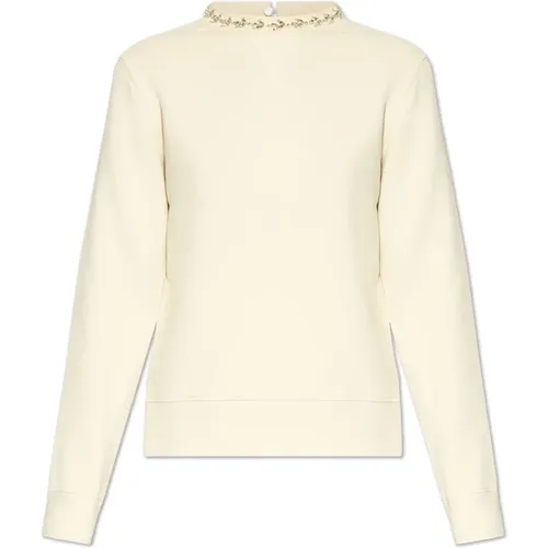 Baumwoll-Sweatshirt , Damen, Größe: S - Golden Goose - Modalova