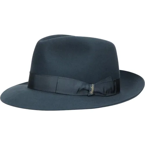 Klassischer Filzhut , Herren, Größe: 57 CM - Borsalino - Modalova