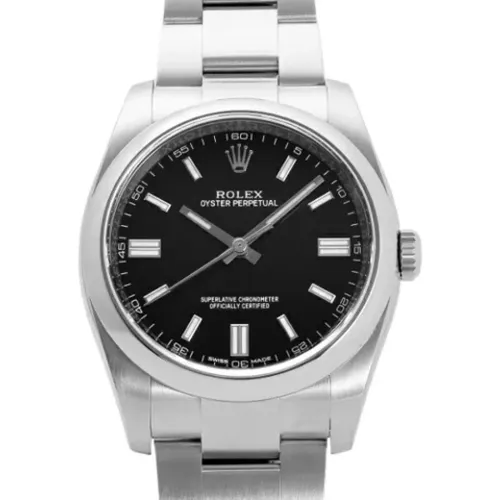 Pre-owned Stainless Steel watches , male, Sizes: ONE SIZE - Rolex Vintage - Modalova