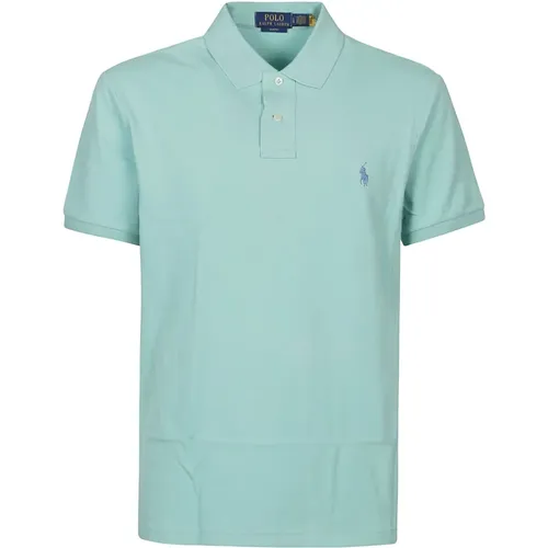 Celadon Polo Shirt , Herren, Größe: S - Polo Ralph Lauren - Modalova