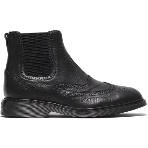 Beatles Style Ankle Boots , male, Sizes: 8 1/2 UK, 9 1/2 UK, 10 UK, 9 UK, 7 UK - Hogan - Modalova