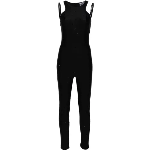 Schwarzer Overall Damenkleidung , Damen, Größe: XS - Versace Jeans Couture - Modalova