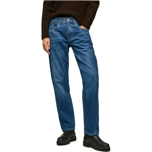 Gerades Jeans , Damen, Größe: W26 L30 - Pepe Jeans - Modalova