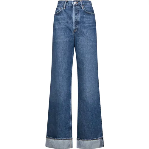 Women's High-Waist Skinny Jeans , female, Sizes: W28 - Agolde - Modalova