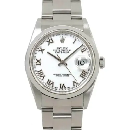 Pre-owned Stainless Steel watches , male, Sizes: ONE SIZE - Rolex Vintage - Modalova