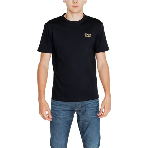 Herren T-Shirt und Polo Kollektion , Herren, Größe: L - Emporio Armani EA7 - Modalova