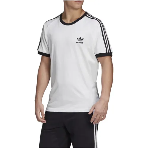Herren Weißes Kurzarm-T-Shirt , Herren, Größe: S - adidas Originals - Modalova