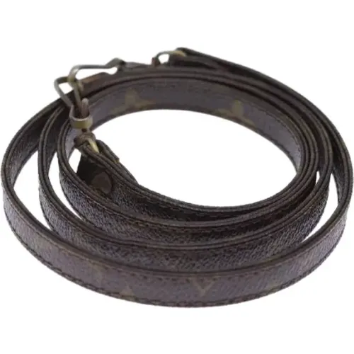 Pre-owned Canvas belts , female, Sizes: ONE SIZE - Louis Vuitton Vintage - Modalova