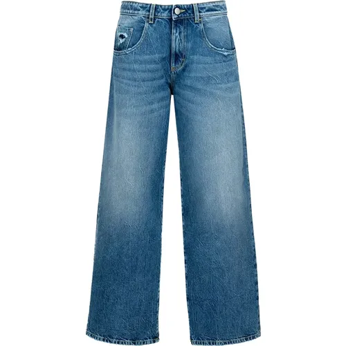 Weite Bein Tiefer Bund Jeans , Damen, Größe: W25 - Icon Denim - Modalova