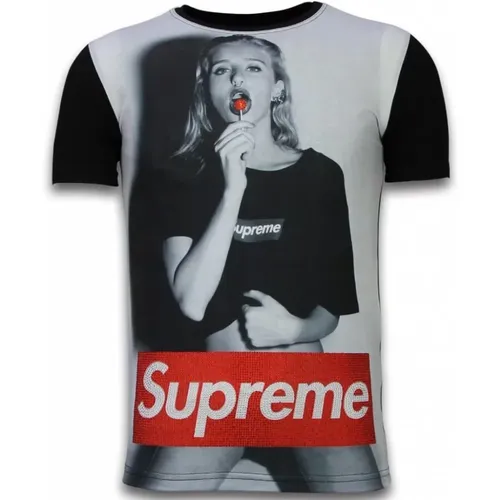 Lollipop Supreme Rhinestone - Men T-shirt - 11-6271Z , male, Sizes: S, XL, L, M, 2XL - Gentile Bellini - Modalova
