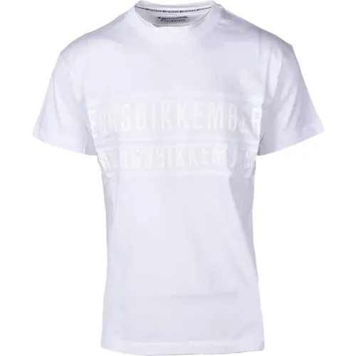 Baumwoll T-shirt , Herren, Größe: L - Bikkembergs - Modalova