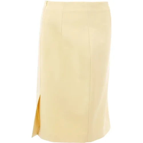 Viscose Pencil Skirt, Brand New , female, Sizes: XS - Lardini - Modalova