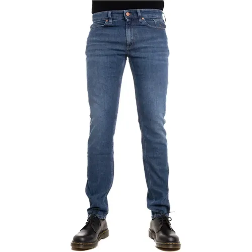 Dark Denim Mens Jeans , male, Sizes: W30, W38 - Jeckerson - Modalova
