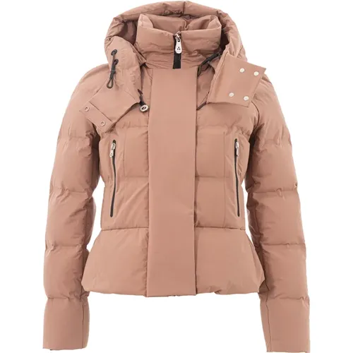 Geometric Quilted Jacket , female, Sizes: L, XS - Peuterey - Modalova