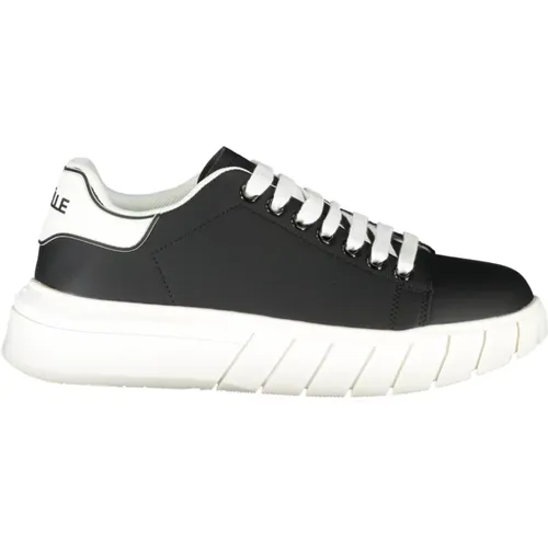 Sporty Lace-Up Sneakers Contrast Logo , male, Sizes: 11 UK, 7 UK, 8 UK, 10 UK, 6 UK - Gaëlle Paris - Modalova