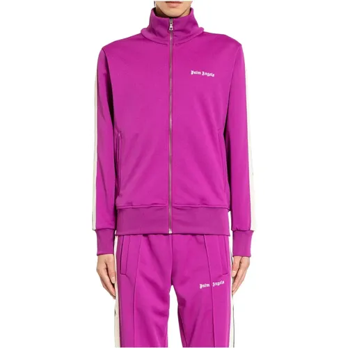 Logo Track Jacket High-neck , male, Sizes: S - Palm Angels - Modalova