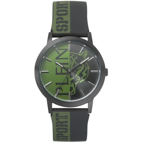 Legend Black-Green Watch , male, Sizes: ONE SIZE - Plein Sport - Modalova