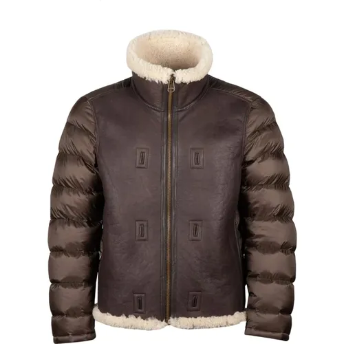 Shearling Lined Jacket , male, Sizes: XL - Ten C - Modalova