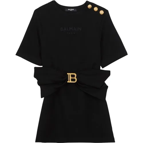 B T-Shirt-Kleid Balmain - Balmain - Modalova