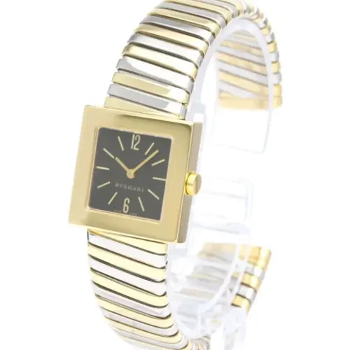 Pre-owned Stainless Steel watches , female, Sizes: ONE SIZE - Bvlgari Vintage - Modalova