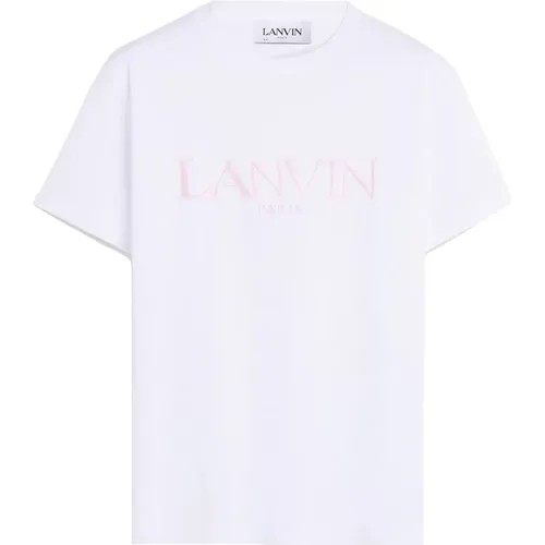 T-shirts and Polos , female, Sizes: M, L - Lanvin - Modalova