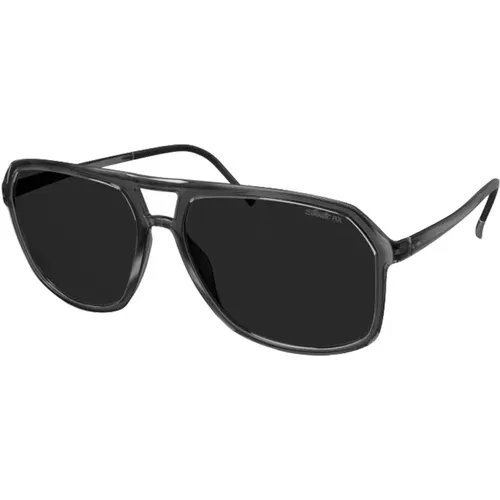 Midtown 4080 Sunglasses Slate Grey/Grey , male, Sizes: ONE SIZE - Silhouette - Modalova