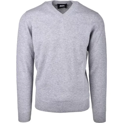 Sweater for Men , male, Sizes: 2XL - Alpha Studio - Modalova