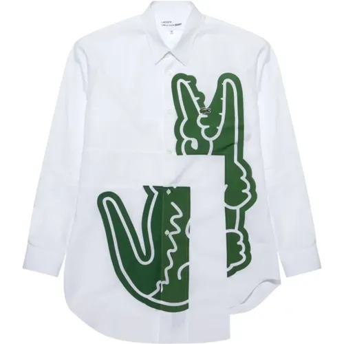 Weißes Hemd mit Asymmetrischem Design , Herren, Größe: L - Comme des Garçons - Modalova