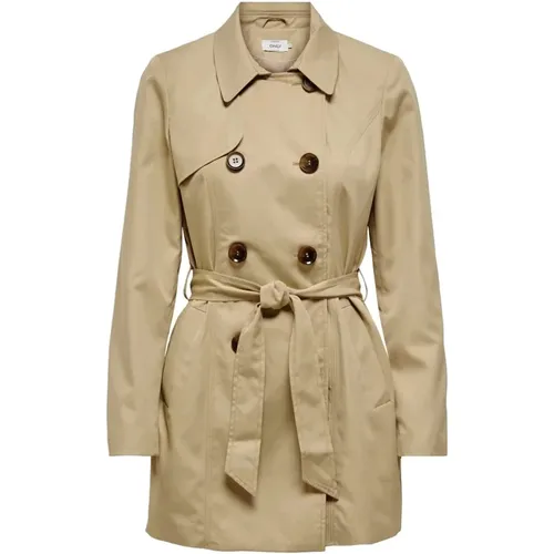 Trench Coats , Damen, Größe: S - Only - Modalova