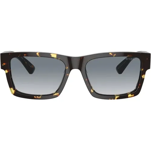 Square Acetate Sunglasses in Tortoise , unisex, Sizes: 56 MM - Prada - Modalova
