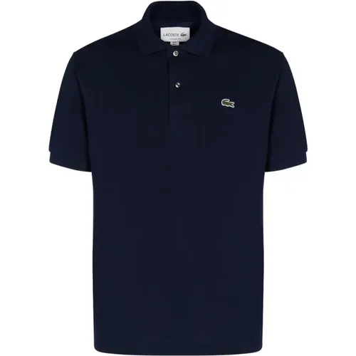 Klassisches blaues Baumwollpolo , Herren, Größe: XL - Lacoste - Modalova