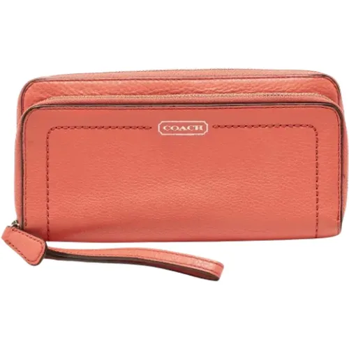 Pre-owned Leather wallets , female, Sizes: ONE SIZE - Coach Pre-owned - Modalova